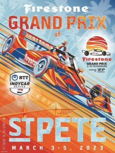 Poster for the Firestone Grand Prix 2023