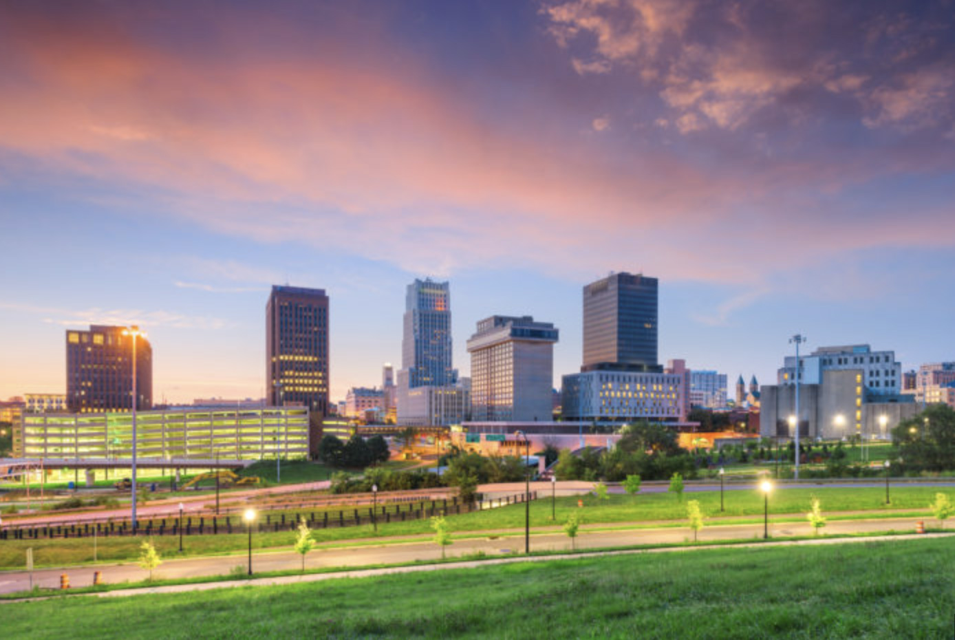 Akron skyline