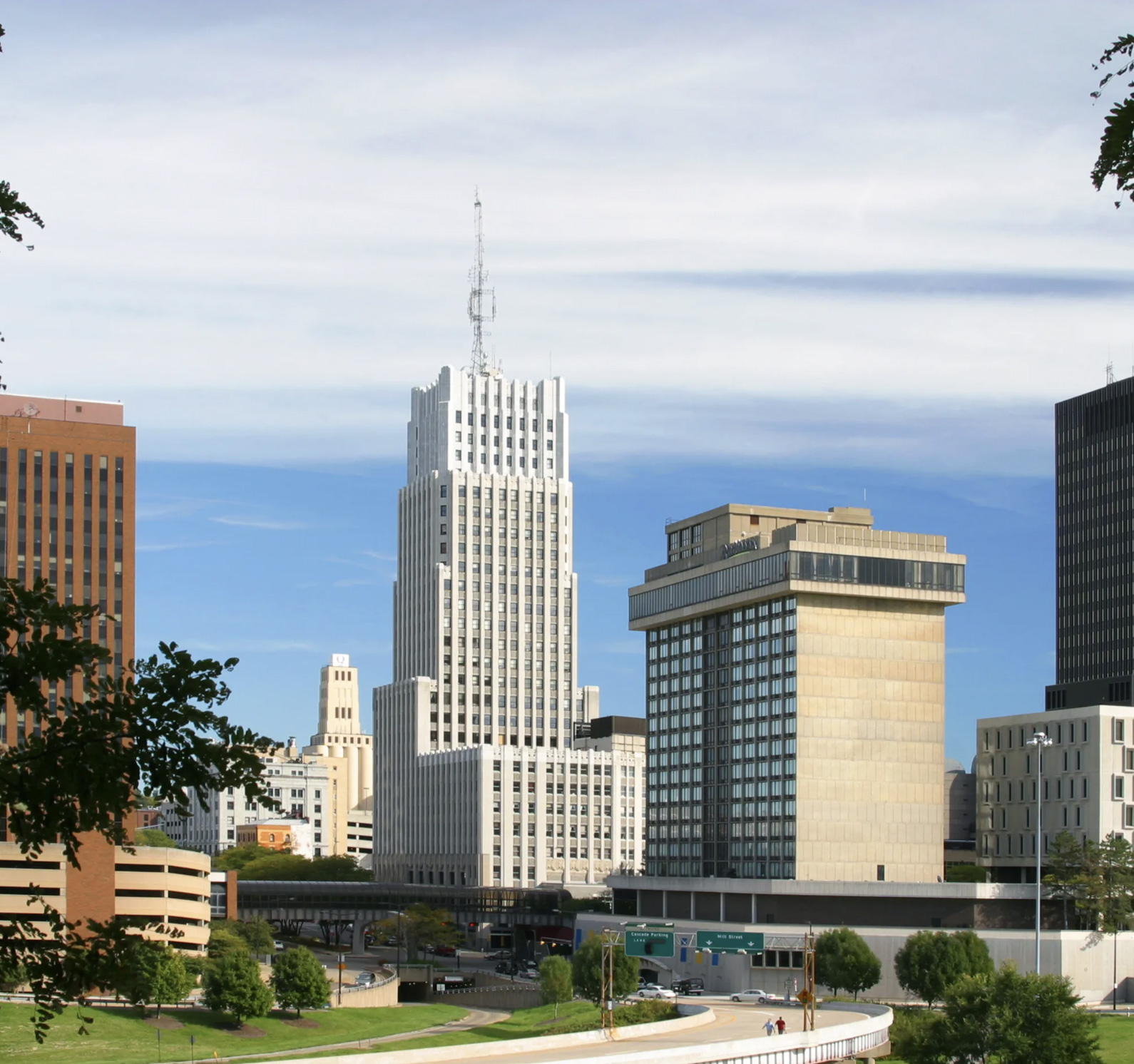 Akron skyline