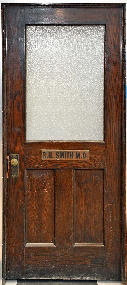 Dr. Bob Smith’s office door from the Second National Building