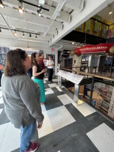 Akron Beacon Journal staff visit Akron History Center